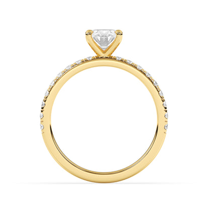 French Pavé – 4 Prong (Nouveau)