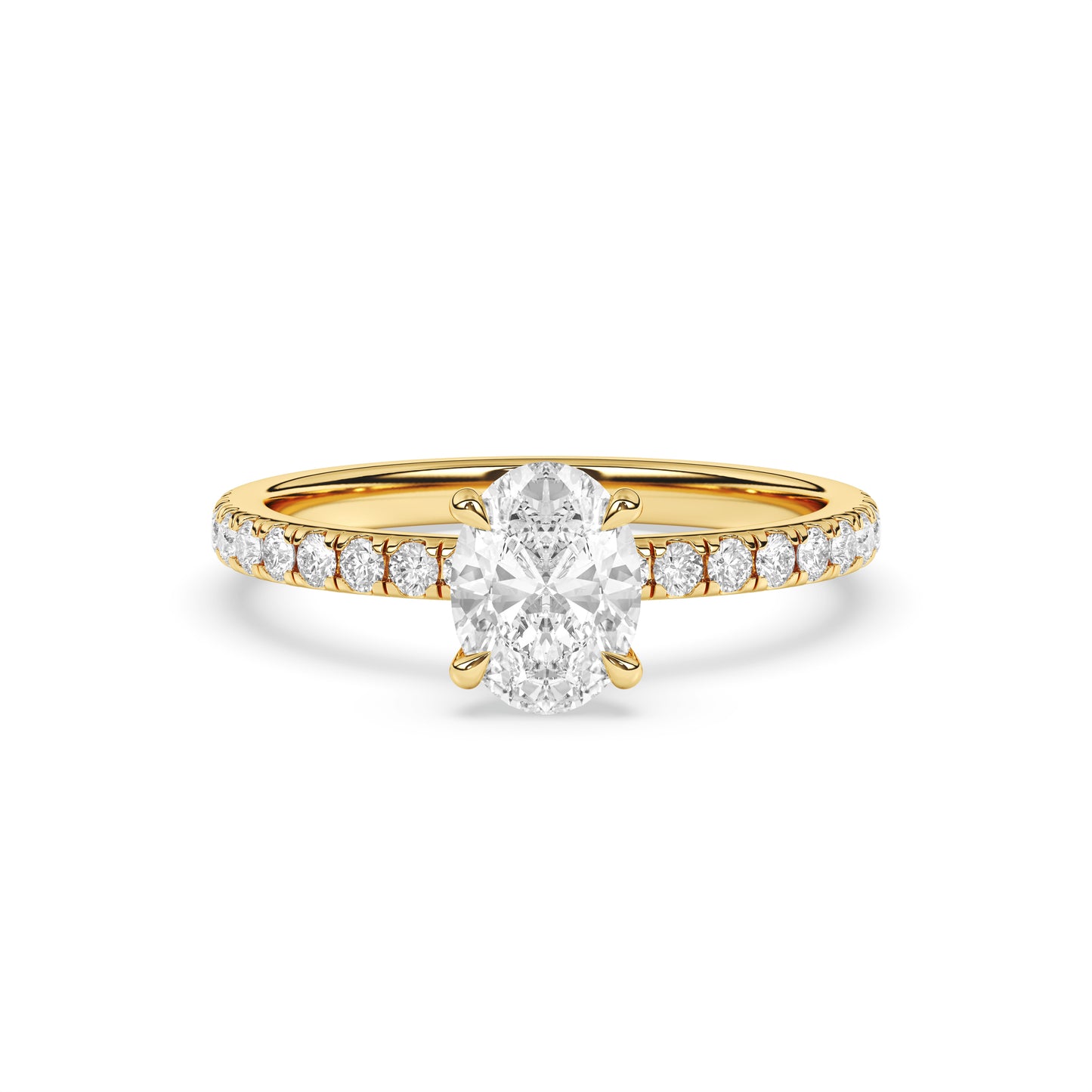 French Pavé – 4 Prong (Nouveau)