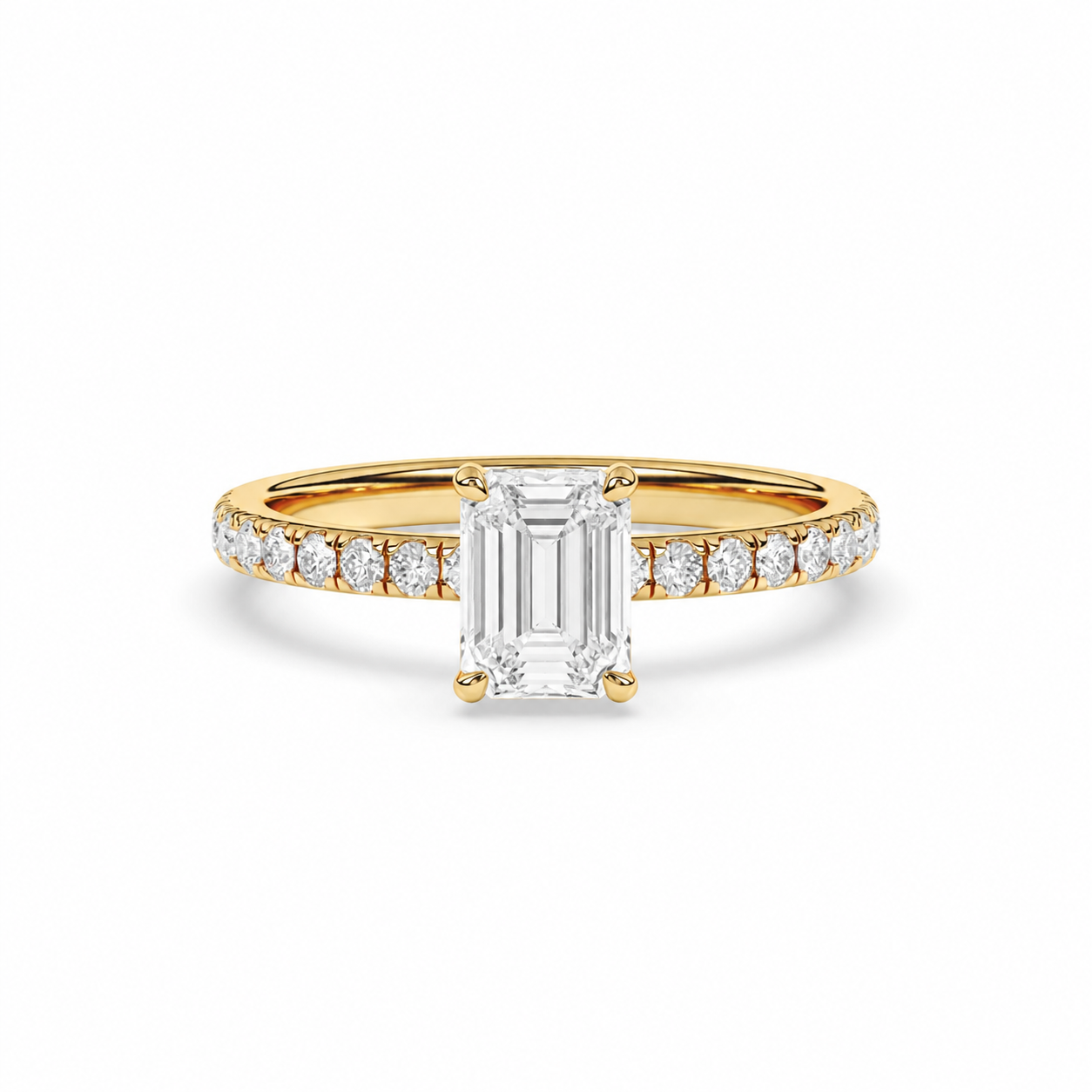 French Pavé – 4 Prong (Nouveau)